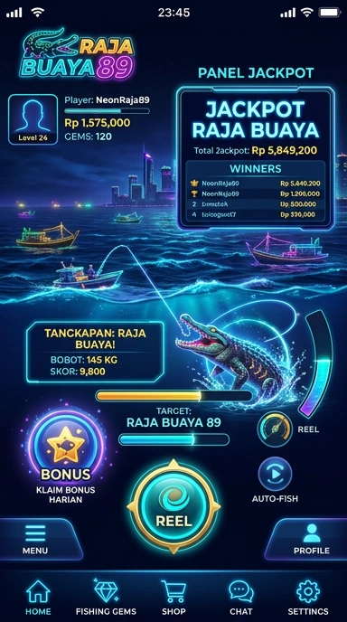 hokiwin — layar beranda
